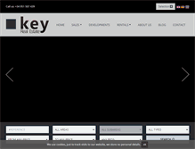 Tablet Screenshot of keyrealestates.com